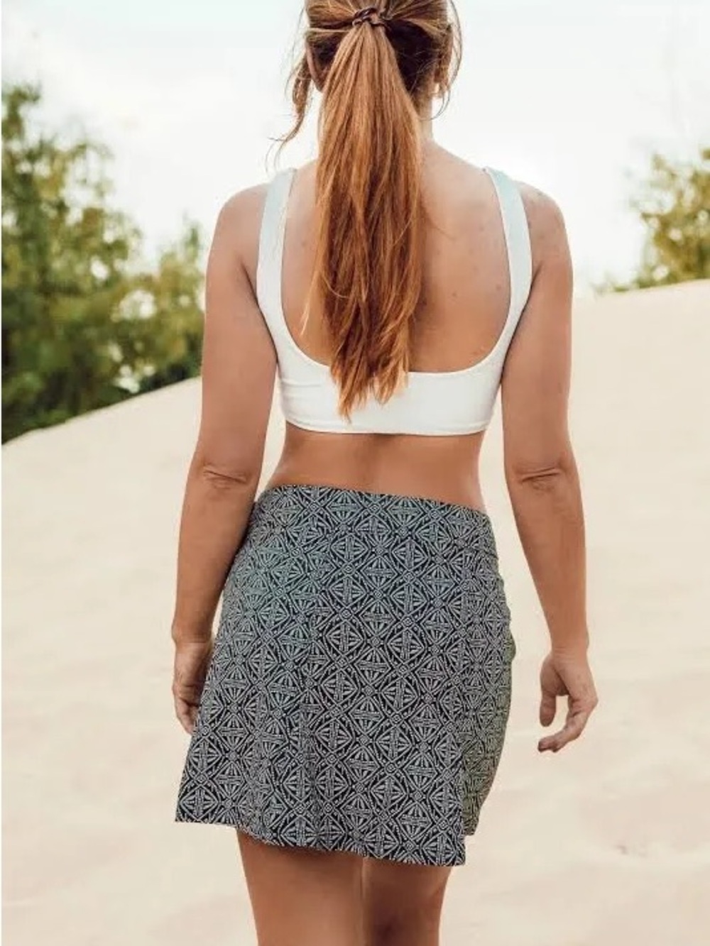 Rip Skirt Hawaii Black Pearl Batik wrap skirt size large